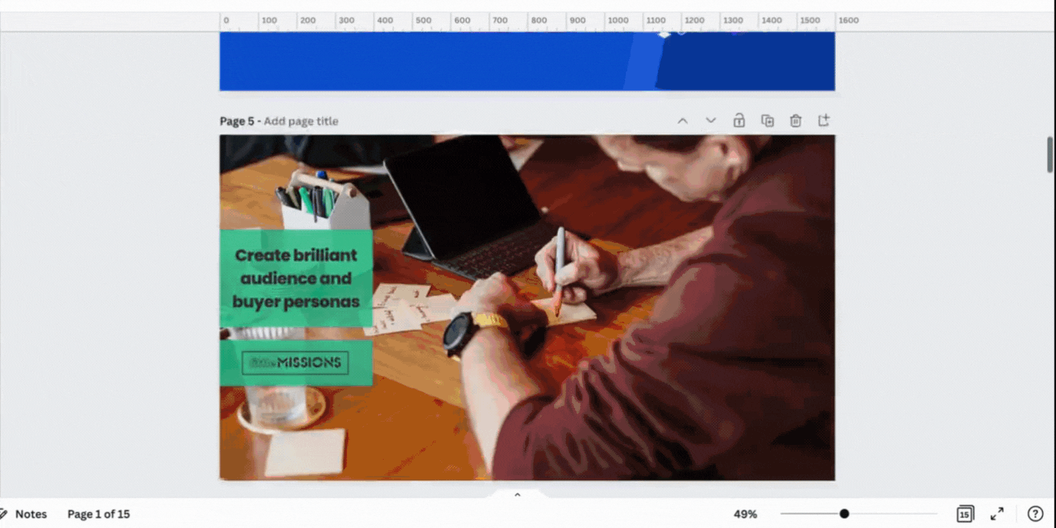 Canva hacks - grid view