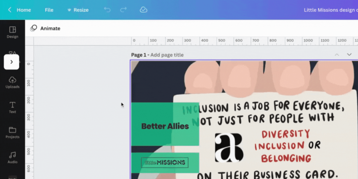 Canva hacks - magic resize