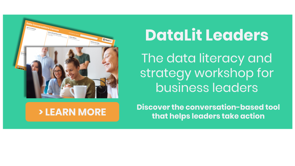 Click this to visit the page about a data literacy and strategy workshop for business leaders