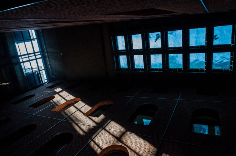 The lido roof at The Azkuna Zentroa: Bilbao