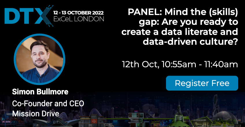 Join Simon's DTX Europe data literacy debate